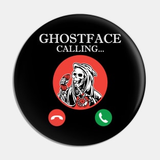 Ghost face calling Pin