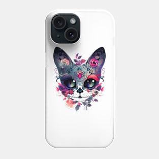 the fantasy witchy cat Phone Case