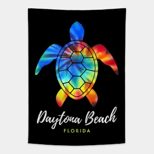 Daytona Beach Florida Sea Turtle Conservation Tie Dye Tapestry