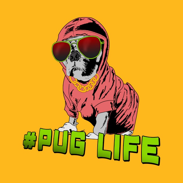 #Pug Life by RG Illustration