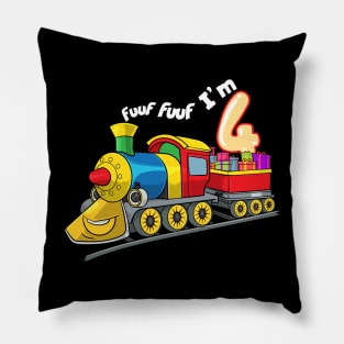 Train birthday for kids Pillow