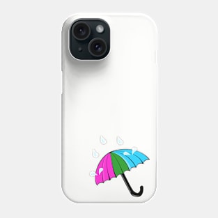 Pridin' in the Rain Phone Case