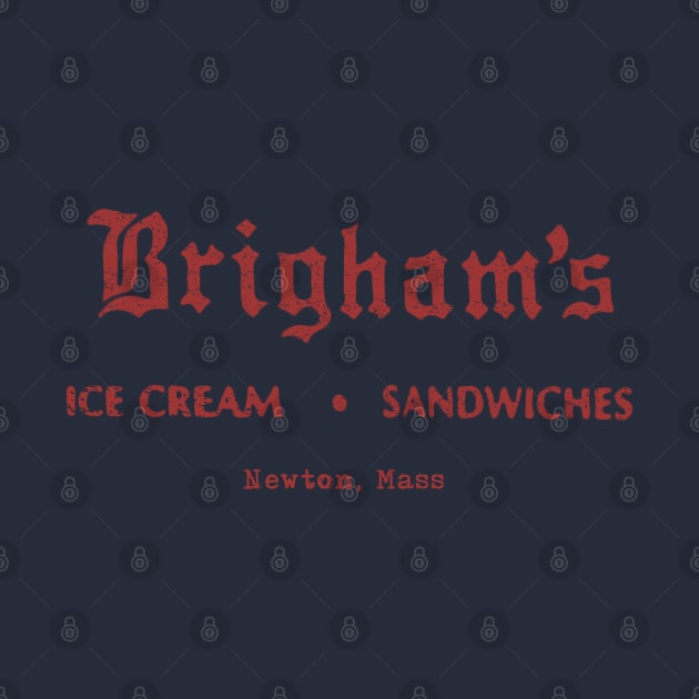 Brigham's Ice Cream & Sandwich Parlor - vintage by GeekGiftGallery