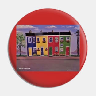 Jelly Bean Row houses Pin