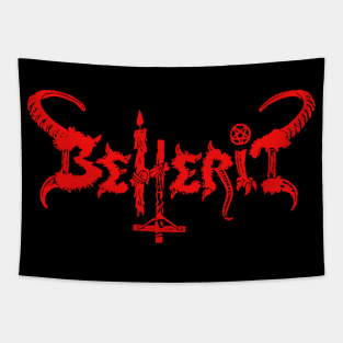 Beherit Logo | Black Metal Tapestry