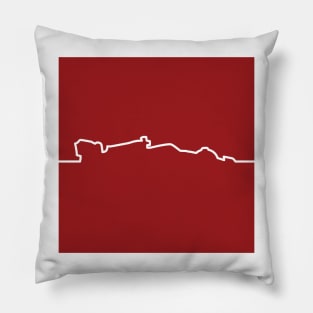 Alfa Romeo F1 Car Line Art - 2022 Model #2 Pillow