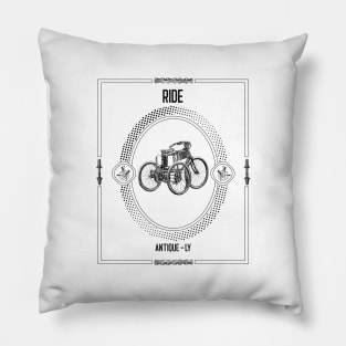 Vintage Classic Road Antique Motor Retro Pillow