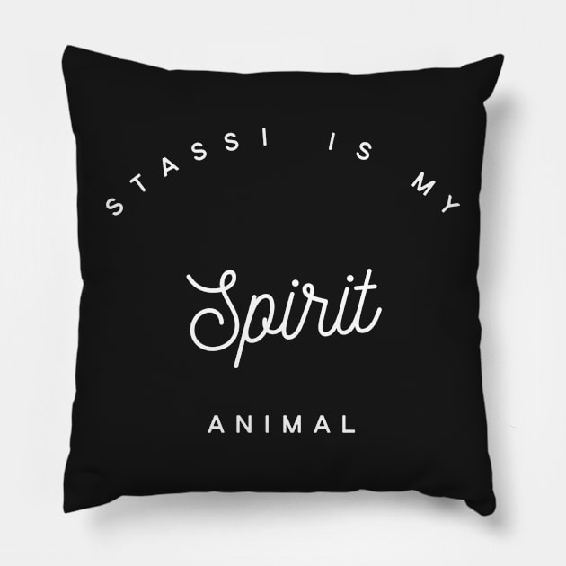 Stassi is my Spirit Animal. Homage to Stassi the Queen of VPR Pillow by mivpiv