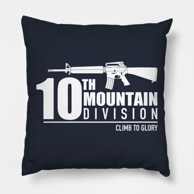 10th Mountain Division Pillow by TCP