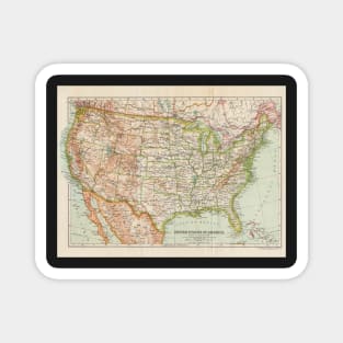 USA Antique Maps Magnet