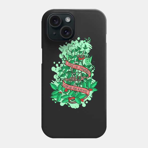 Strawberries Phone Case by quakeandquiver