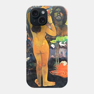 The Moon and the Earth (1893) by Paul Gauguin Phone Case