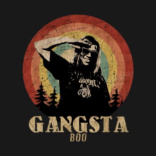 Retro Sunset Gangsta Boo T-Shirt