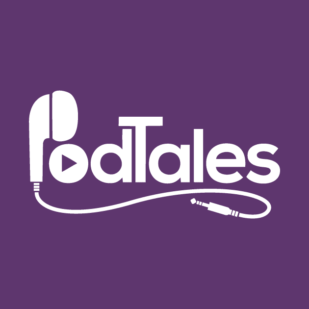 PodTales Classic Logo (White) by PodTales