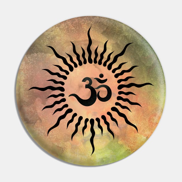 OM colorful rays Pin by MCAshe spiritual art 