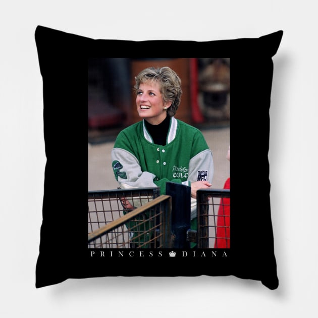 Princess Diana Eagles Jacket Pillow by Immortal Sickness