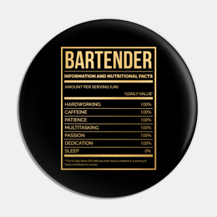 Bartender Pins and Buttons | TeePublic