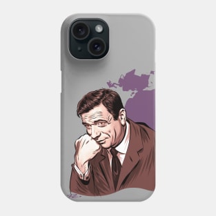 Yves Montand - An illustration by Paul Cemmick Phone Case