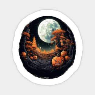 halloween moon Magnet