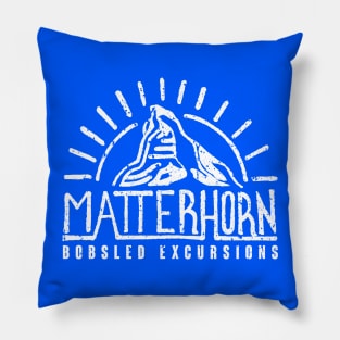 Matterhorn Bobsled Excursions Pillow