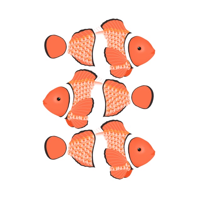 Clown fish - Mandarin Garnet by Aline Eg