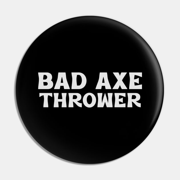 Bad Axe Thrower Pin by Sanworld