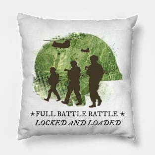 Full Battle Rattle Locked And Loaded Pillow