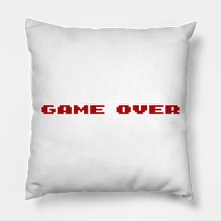 Game Over Screen Pillow