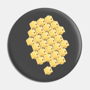 Cheese Hive Pin