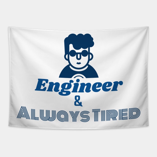 Humor Engineer Design Tapestry by ForEngineer