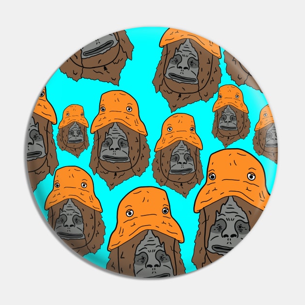 Sassy the Sasquatch Pin by SturgesC