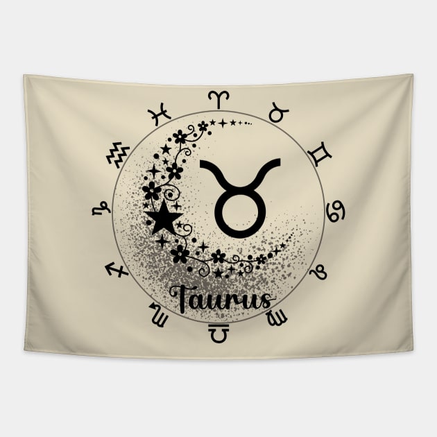 esoteric zodiac signs Tapestry by Night Fairy