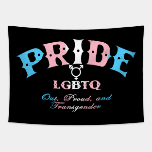 Transgender Pride - CBs style - Trans Pride Flag Tapestry