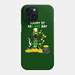 happy st pat rex day Dinosaur Phone Case