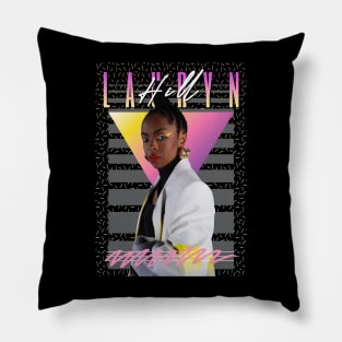 Ms. Lauryn Hill Retro Aesthetic Fan Art Pillow