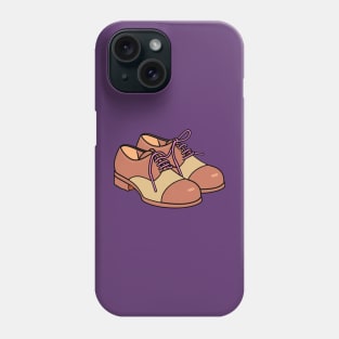 Tan Shoes With Pink Shoelaces Phone Case