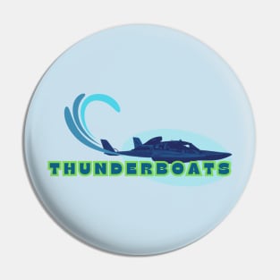 THUNDERBOATS! SEATTLE SUMMER HYDROPLANES Pin