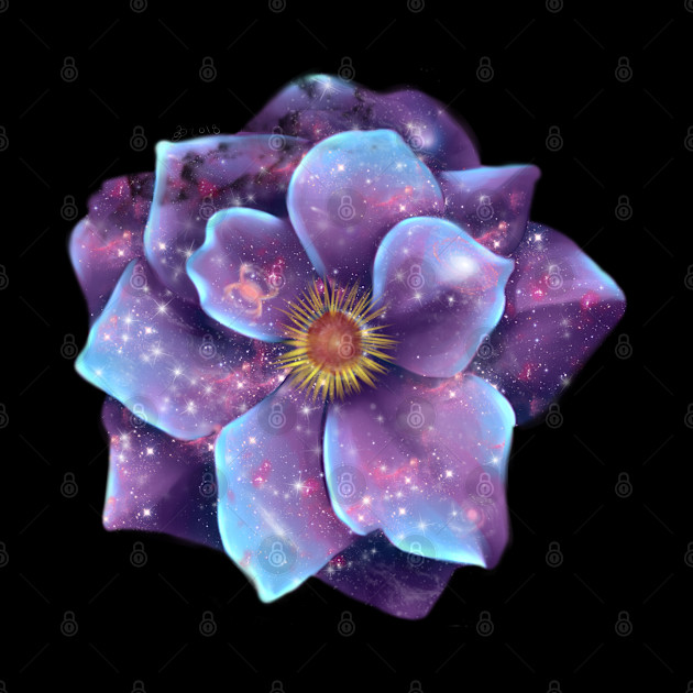 Galaxy in bloom - Galaxy - Phone Case