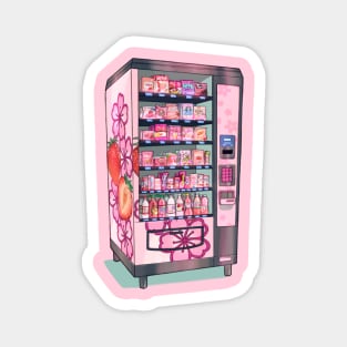 Pink Vending Machine Magnet