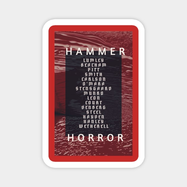 Women of Hammer Horror Magnet by EatMyTardis