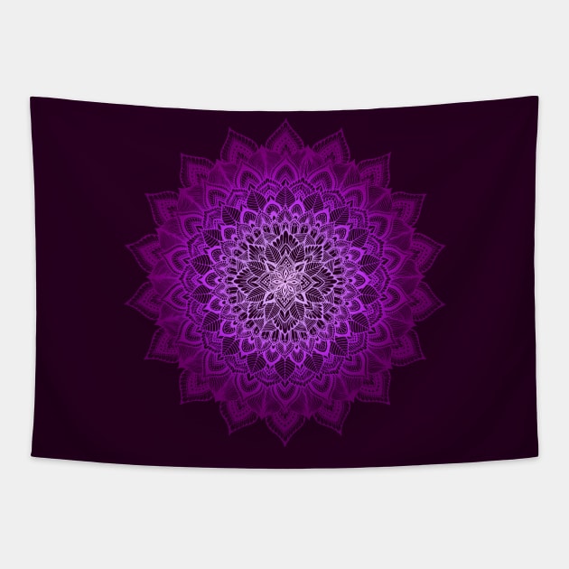 Ornate Mandala Tapestry by ElviraDraat