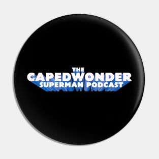 CapedWonder Podcast logo 3 Pin