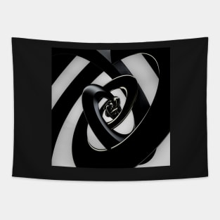 Intersection of 3-D Spirals Tapestry