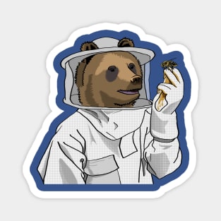 Beekeeper Bear Magnet