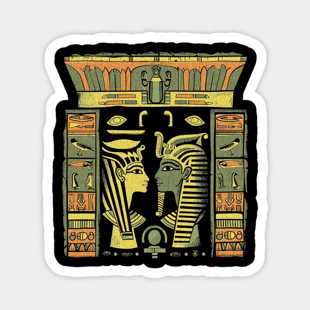 Egyptian drawings Magnet by DragonDream