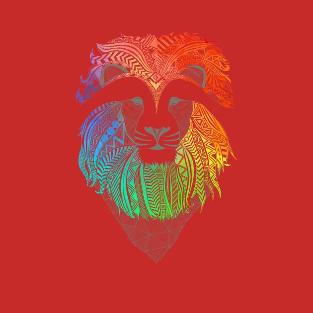 Zoo et Be - Colored Lion by Art_et_Be