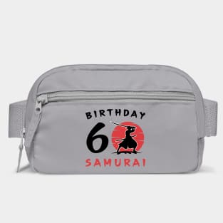 I am 6 Years Old Birthday Bday Party Gift 6th Little Ninja Samurai Japanese Warrior Bag