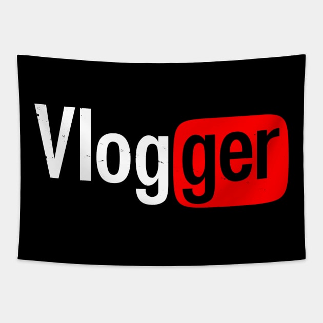 Logo Parody Gift For Content Creators Vloggers Tapestry by BoggsNicolas