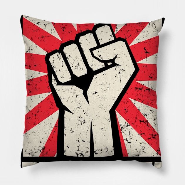 Reelect Trump Election 2020 Vintage Pillow by Designkix