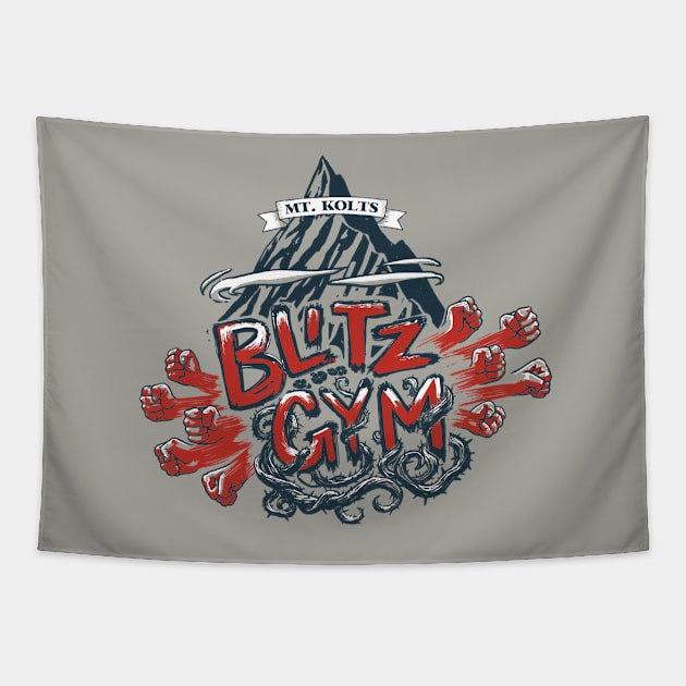 Blitz Gym Tapestry by bpannell